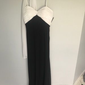 Black and white dress